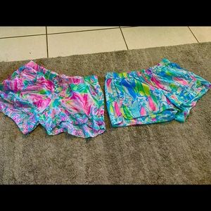 2 lily pulitzer shorts size medium